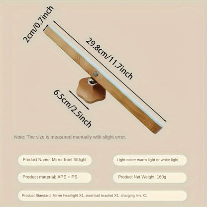 Magnetic 360° LED Wall Light – Touch Control & USB Rechargeable