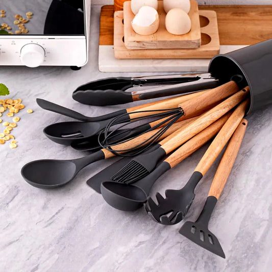 12-Piece Silicone Cooking Utensil Set | Heat Resistant