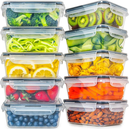 PureStore – Kitchen Food Container Set (10pcs, BPA-Free)