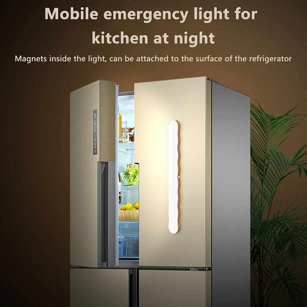 Magnetic 360° LED Wall Light – Touch Control & USB Rechargeable